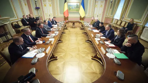 Ontmoeting met president Zelensky